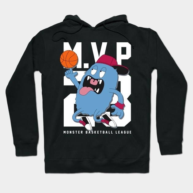 Bloop the basketball MVP Hoodie by D3monic